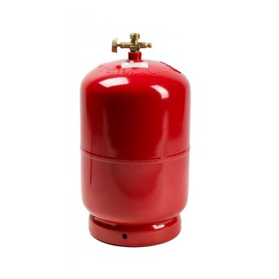 Газовий балон ПРОПАН 5кг(12л), тиск 18 BAR + пальник 20448, Red, Q2 21375 фото