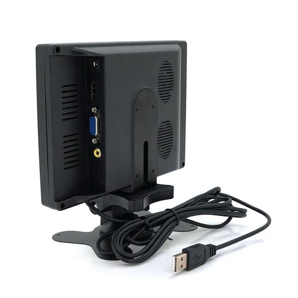 Автомобільний РК-монітор 7"(16：9) панель IPS, AV/VGA/HDMI роз'єм + touchscreen, 1024*600ips, 12-24V, BOX 17651 фото