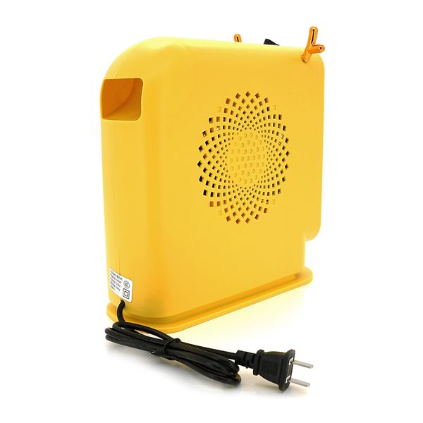 Тепловентилятор спіральний JIEBO-N8, 500W, жовтий, Box 23890 фото