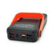 Power bank YM-635 30000mAh Solar, flashlight, Input:5V/2.1A(Micro-USB, Type-C, Lightning), Output:5V/2.1A(4xUSB), plastic, Black, BOX 28185 фото 2
