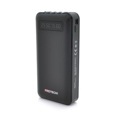 Powerbank ProTech-B05 20000mAh, USB+Type-C+micro, White/Black, (450g), Blister 29571 фото