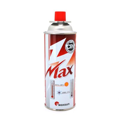 Газовий балон MAX CRV, 220г, Q4, ціна за 1 штуку 29568 фото