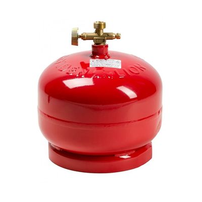 Газовий балон ПРОПАН 2кг (4,8л), тиск 18BAR, 2200Вт, витрата 145 г/год + пальник 20448, Red, Q4 20193 фото