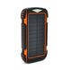Power bank PD18W 30000mAh Solar, flashlight, Input:5V/2A/3A(Type-C, micro USB, Lightning), Output:5V/2A/3A(2xUSB,Type-C),rubberized case,Orange,Box 20183 фото 1