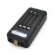 Power bank YM-318KCX 30000mAh, flashlight, Input: 5V/2.1A(micro USB, Type-C, Lightning),Output: 5V /2.1A(4хUSB),With 3 owner cable,plastic,Black,BOX 28200 фото 3