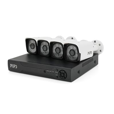 Комплект відеоспостереження Outdoor 007-4-2MP Pipo (4 вуличні камери, кабелі, блок живлення, відеореєстратор APP-Xmeye) 24259 фото