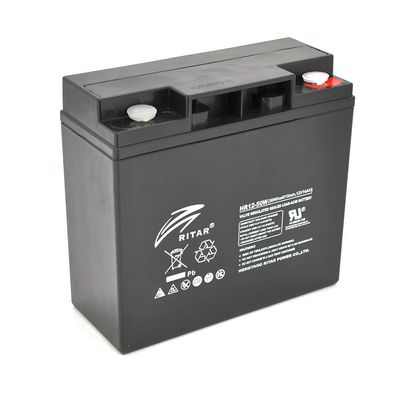 Акумуляторна батарея AGM RITAR HR1250W, Black Case, 12V 14.0Ah ( 181 х 77 х 167 ) 4.30kg Q4 31257 фото