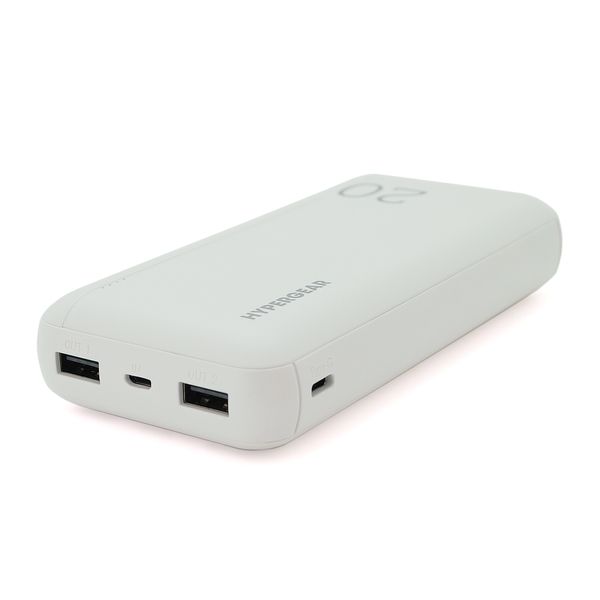 Повербанк Hypergear 20000mAh Fast Charge , 2*USB, White, Q24 29509 фото