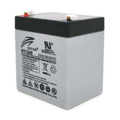 Акумуляторна батарея AGM RITAR RT1245, Gray Case, 12V 4.5Ah ( 90 х 70 х 101 (107) ) Q10 2972 фото