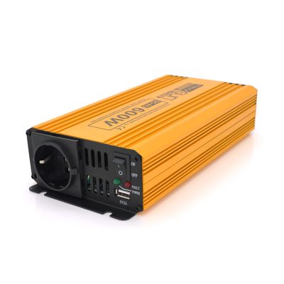 Інвертор напруги Mexxsun MXSPSW-600, 12V/220V, 600W з правильною синусоїдою, 1 Shuko, 1 USB, клемні дроти, Q8 29175 фото
