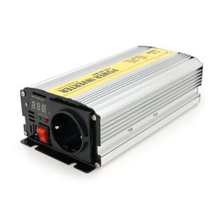 Інвертор напруги RITAR RSC-500, 12V/220V, 500W з правільною синусоїдою, 1xShuko, 1xUSB, клемні дроти, BOX, Q20 28832 фото